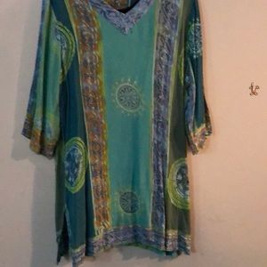 Woman’s multi colored tunic